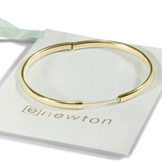 Cherish Gold Bangle Bracelet Small - J.A. Whitney