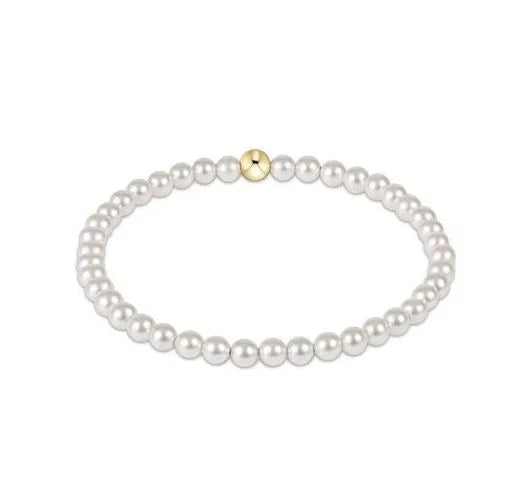 Classic Pearl 4mm Bead Bracelet