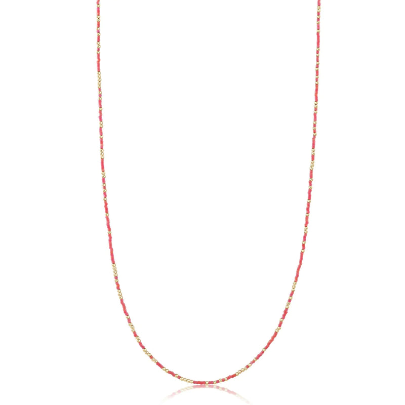 37" Necklace Hope Unwritten - Coral