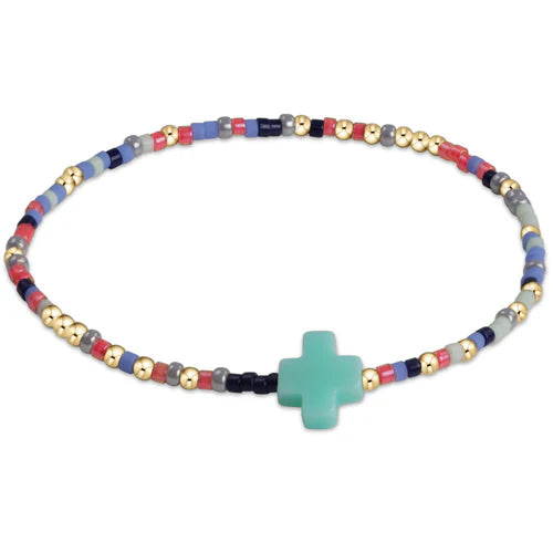 egirl Hope Unwritten Signature Cross Bracelet -Don't Be Crabby