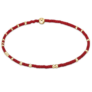 Gameday Hope Unwritten Bracelet - Crimson - J.A. Whitney
