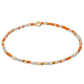 Gameday Hope Unwritten Bracelet - Orange - White - J.A. Whitney