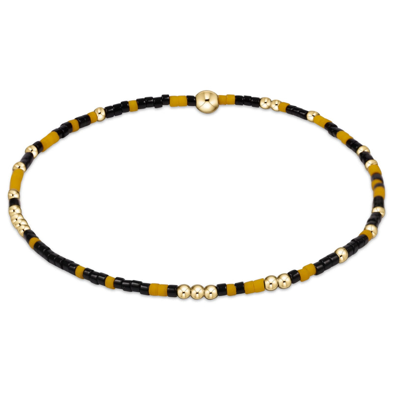 Gameday Hope Unwritten Bracelet - Golden Yellow - Onyx