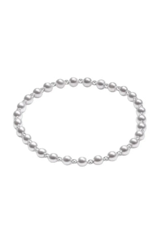 Grateful Pearl 4mm Sterling Bracelet - J.A. Whitney