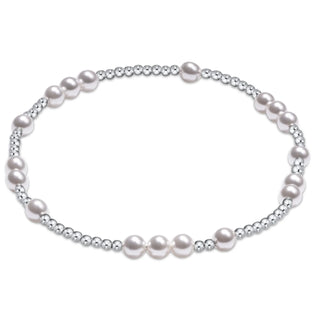 Hope Unwritten Pearl 4mm Sterling Bracelet - J.A. Whitney