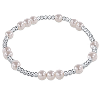 Hope Unwritten Pearl 5mm Sterling Bracelet - J.A. Whitney