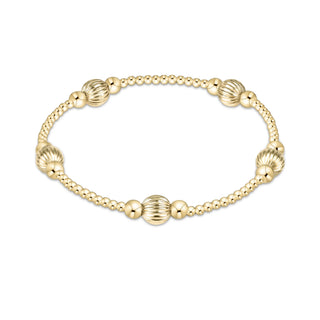 Purpose Dignity 6MM Bead Bracelet Gold by enewton