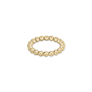 Classic Gold 3mm Bead Ring - J.A. Whitney