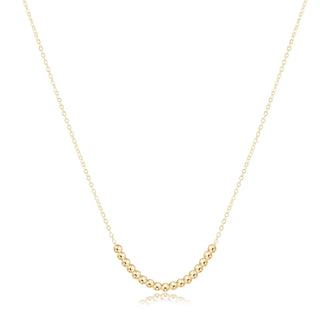 16" Necklace Gold - Beaded Bliss Small Gold - J.A. Whitney