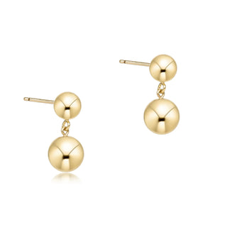Classic 8mm Ball Drop Stud - Gold - J.A. Whitney