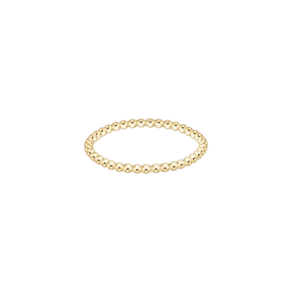 Classic Gold 1.5mm Bead Ring