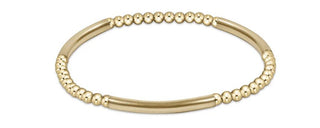 Bliss Bar Pattern Gold 3mm Bracelet - J.A. Whitney
