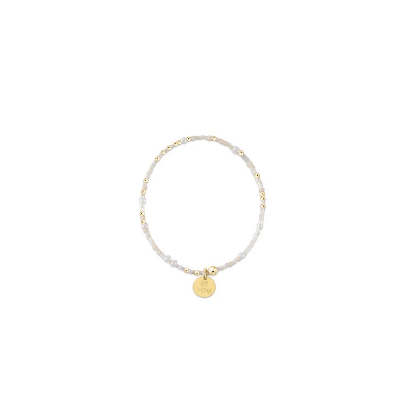 egirl Hope Unwritten Bracelet - Oh Snow You Didn't - be you. Small Gold Disc