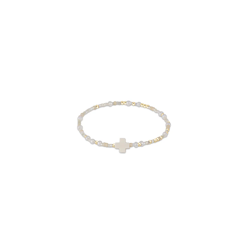egirl Hope Unwritten Signature Cross Bracelet - Oh Snow You Didn't