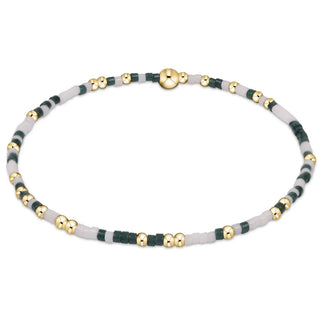 Gameday Hope Unwritten Bracelet - Dark Green - White - J.A. Whitney