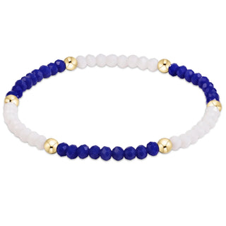 Gameday Flirty Presence Bracelet - Blue - White - J.A. Whitney