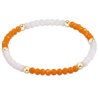 Gameday Flirty Presence Bracelet - Orange - White - J.A. Whitney
