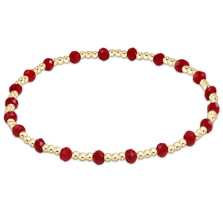 Gameday Flirty Sincerity Bracelet - Crimson - J.A. Whitney
