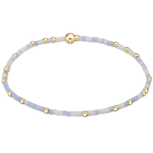 Gameday Hope Unwritten Bracelet - Light Blue - White