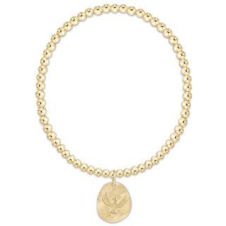 Classic Gold 3mm Bracelet - Inspire America Gold Disc