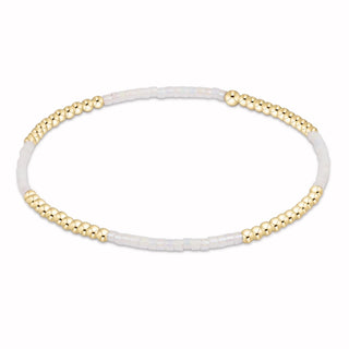 Hope Blissful Bracelet - Silky White - J.A. Whitney