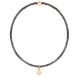 Hope Classic Moonlight Bracelet - Signature Cross Small Gold Charm