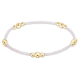 Hope Purpose Gold Bracelet - Silky White - J.A. Whitney