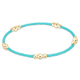 Hope Purpose Gold Bracelet - Turquoise - J.A. Whitney