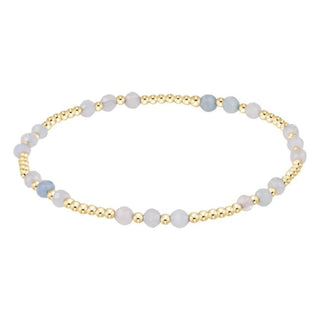 Joy Gem 3mm Bracelet - Aquamarine - J.A. Whitney