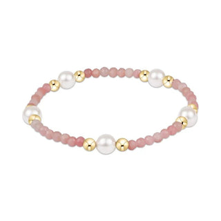 Purpose Pearl 6mm Gem Bracelet - Pink Opal - J.A. Whitney