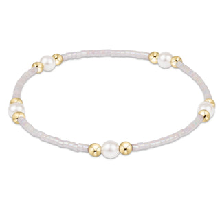 Hope Purpose Pearl Bracelet - Silky White - J.A. Whitney