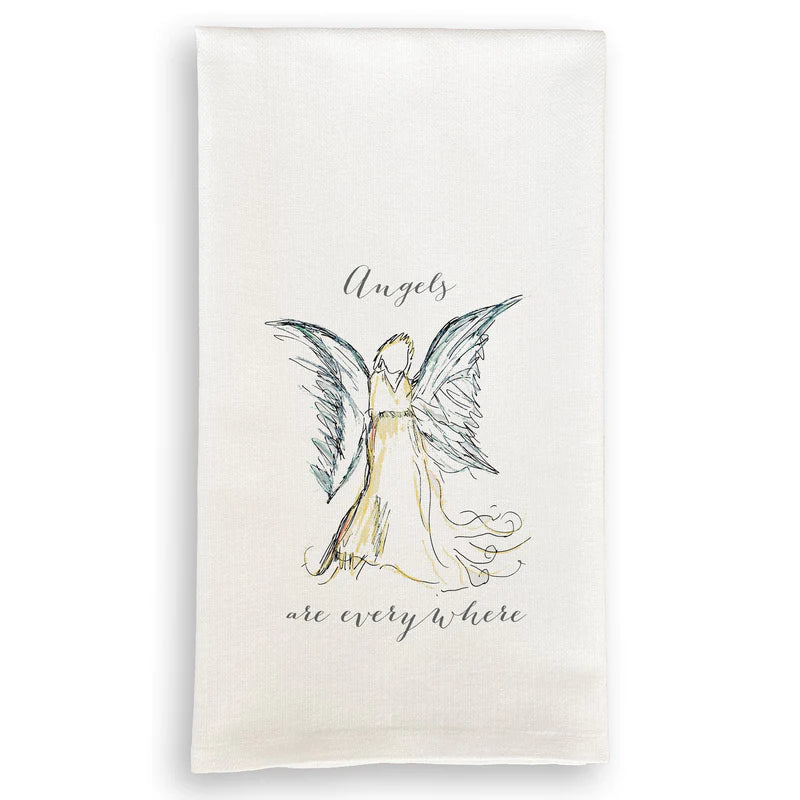 Angels are Everywhere Dish Towel