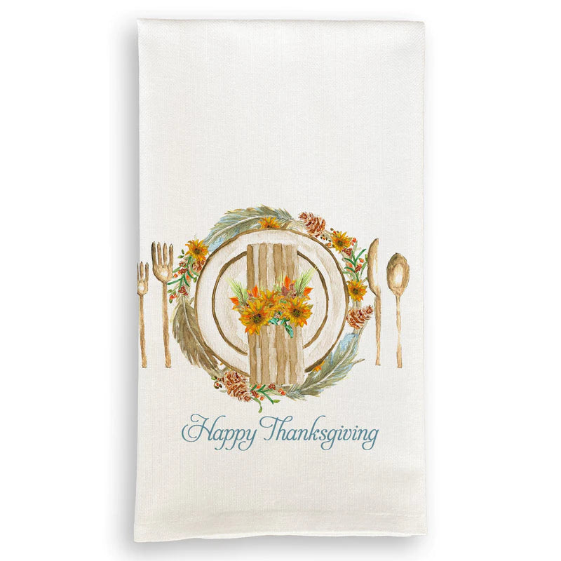 Fall Placesetting Dish Towel