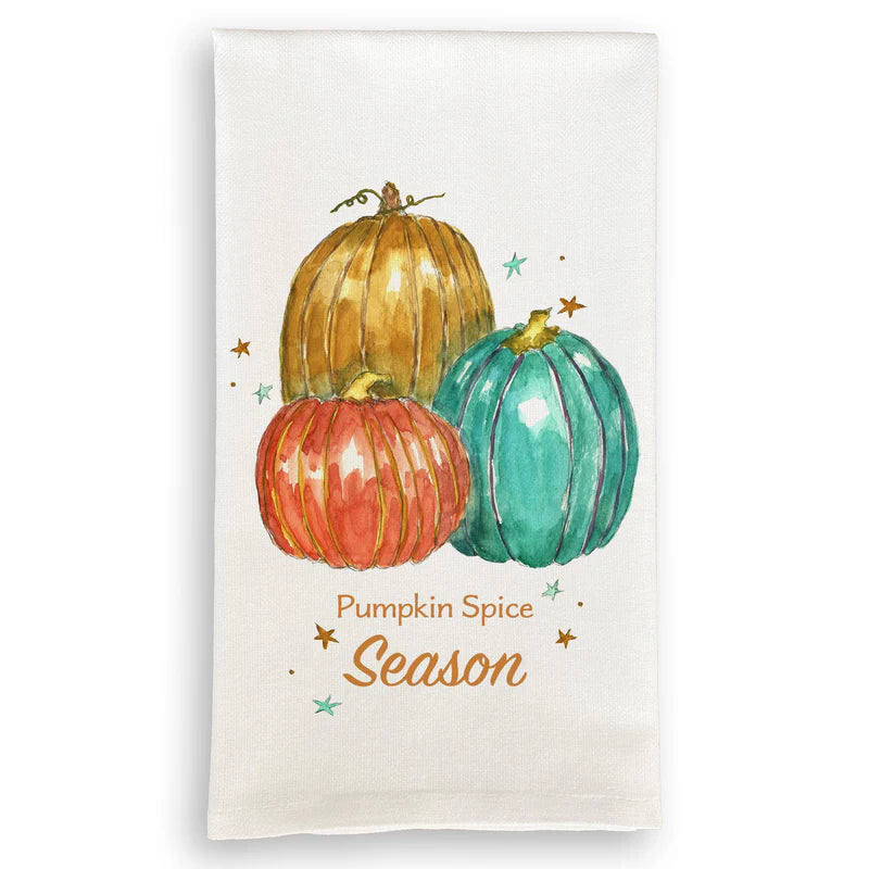 Pumpkin Spice Season Dish Towel