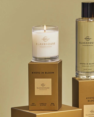 Kyoto in Bloom 2.1 oz Candle by Glasshouse Fragrances