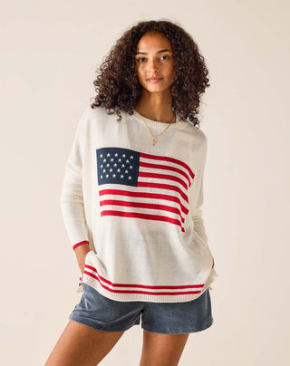 Catalina Flag Sweater - Red, White & Blue