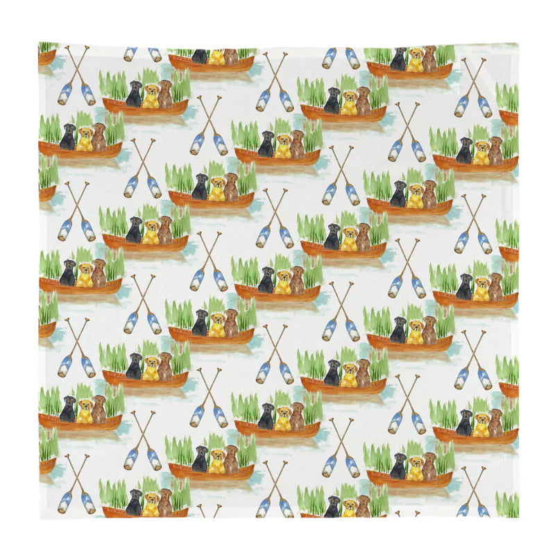 Labs in a Boat Kitchen Square