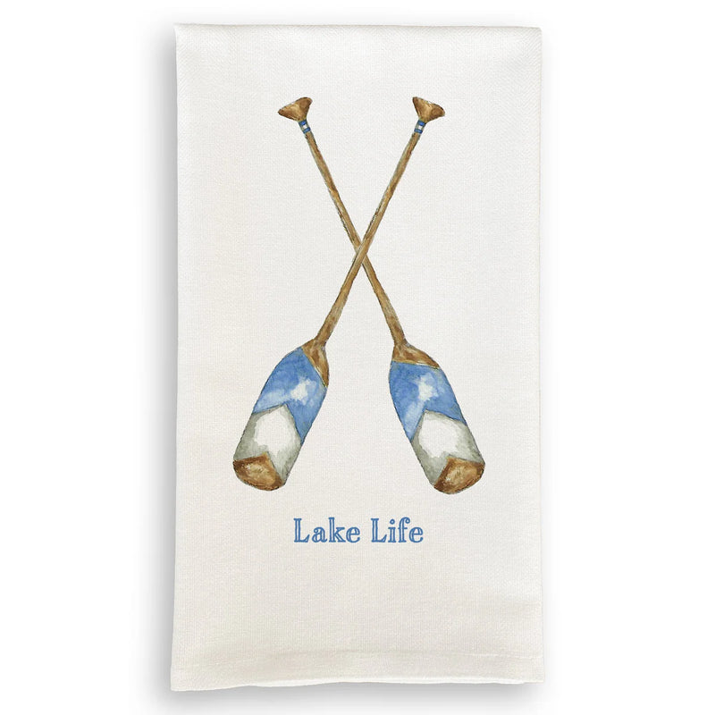 Lake Life Oar Dish Towel