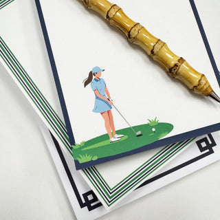 Golf Girl 4.25 X 5.5 Notepad
