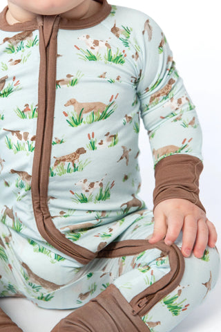 Delta Dogs Long Sleeve Zip PJ - J.A. Whitney