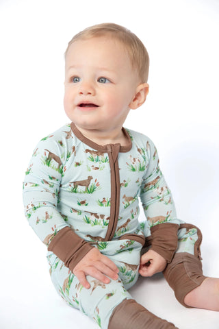 Delta Dogs Long Sleeve Zip PJ - J.A. Whitney