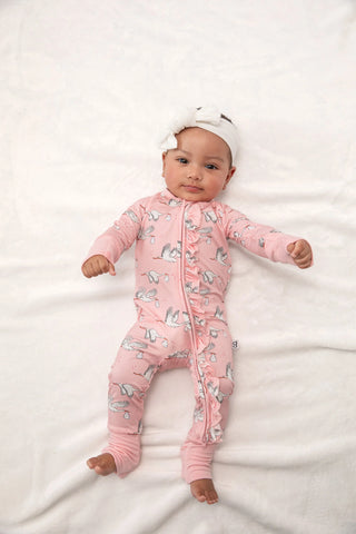Stork Girl Long Sleeve Zip PJ