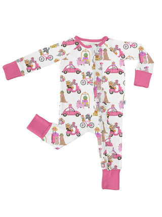 Puppy Chic Long Sleeve Zip PJ - J.A. Whitney