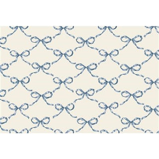 Heirloom Blue Bow Lattice Placemat - J.A. Whitney