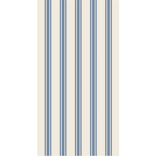 Cornflower Blue Linen Stripe Guest Napkin