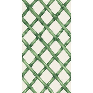 Green Lattice Guest Napkin - J.A. Whitney