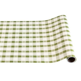 Moss Painted Check Runner - J.A. Whitney