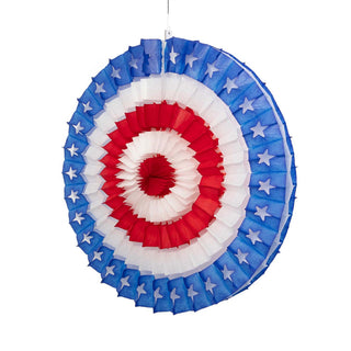 Patriotic Large Star Fan - J.A. Whitney