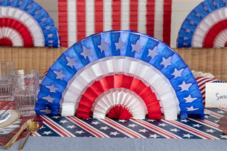 Patriotic Large Star Fan - J.A. Whitney