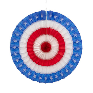 Patriotic Large Star Fan - J.A. Whitney